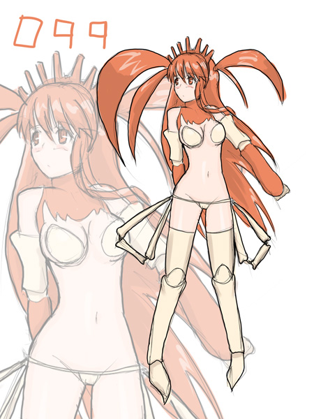 ポケモン擬人化 キングラー♀